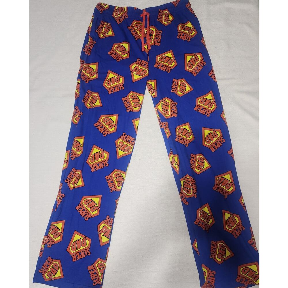 Super dad pajamas by Mad engine men's medium